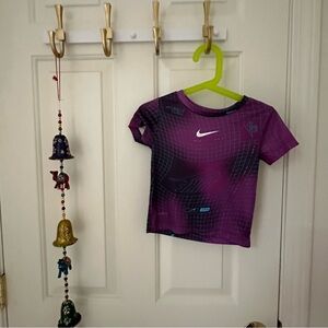 Nike Kids Toddler Purple Athletic Graphic T-Shirt